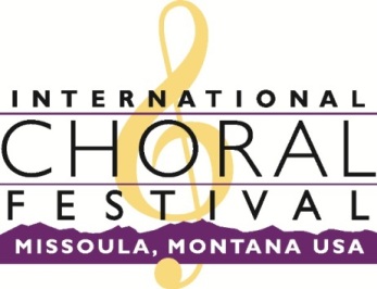 Montana International Choral Festival Logo