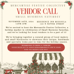 Mercantile Festive Collective Vendor Call