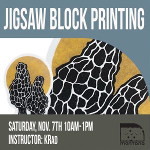 Jigsaw Block Printing Workshop